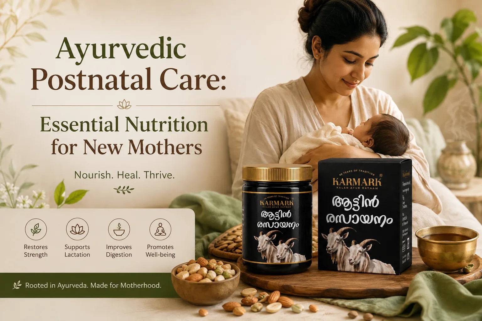 Ayurvedic Postnatal Care: Essential Nutrition for New Mothers