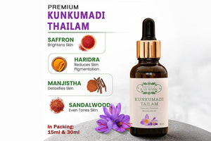Kumkumadi Oil Benefits for Face, Dark Spots, and Pigmentation