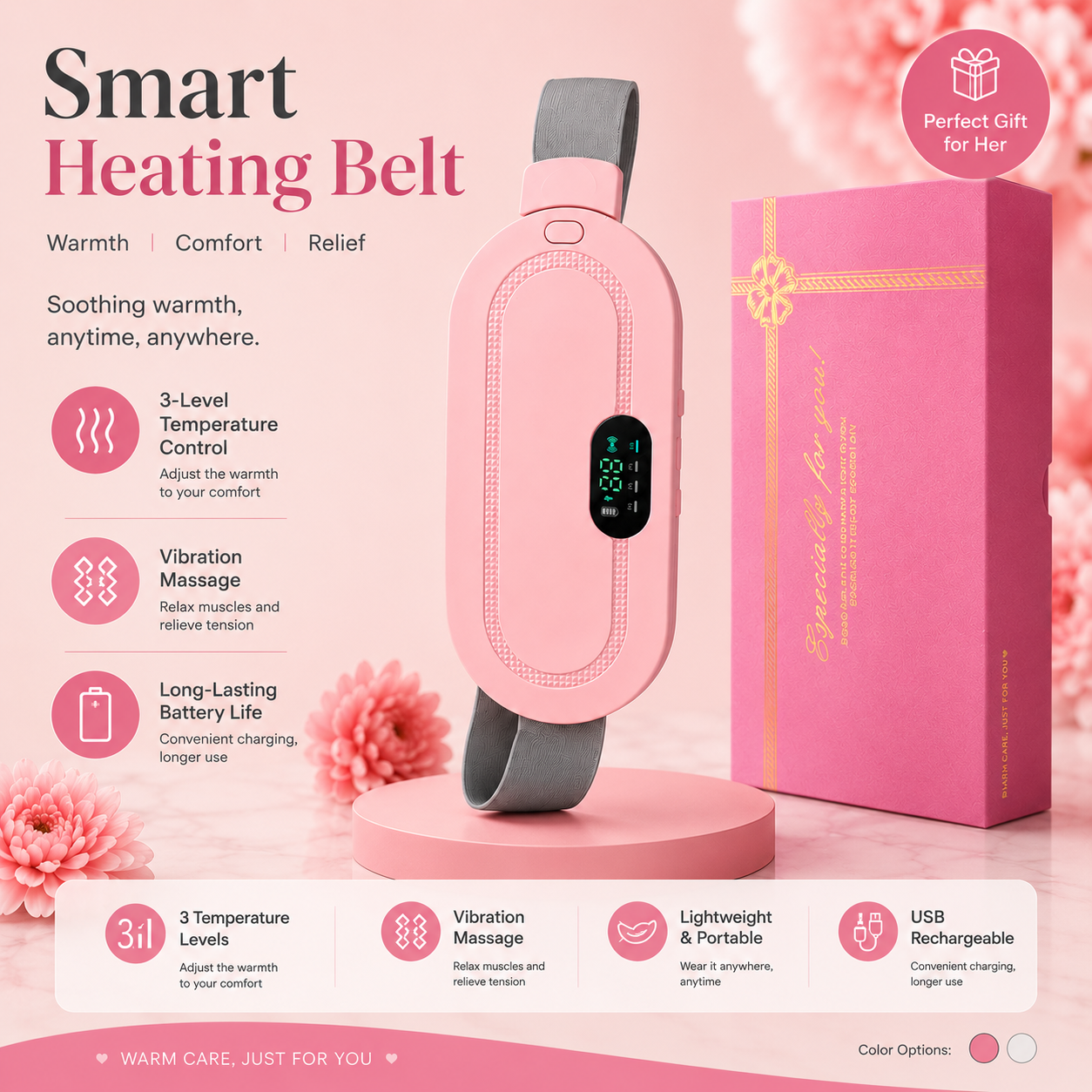 Period cramps heating pad