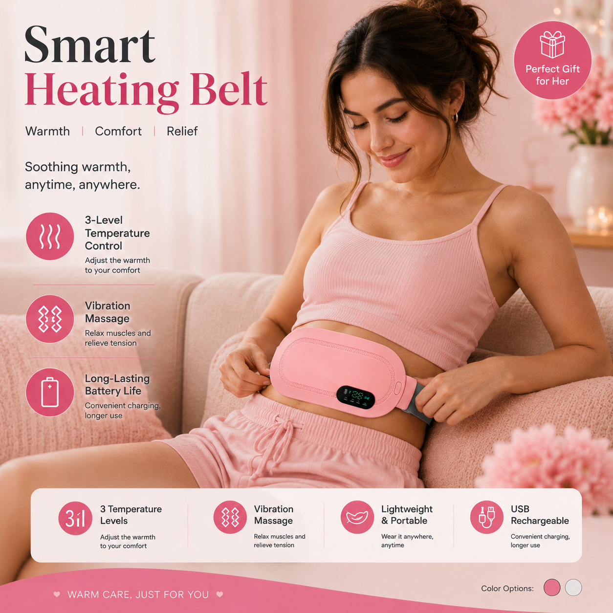 Period cramps heating pad