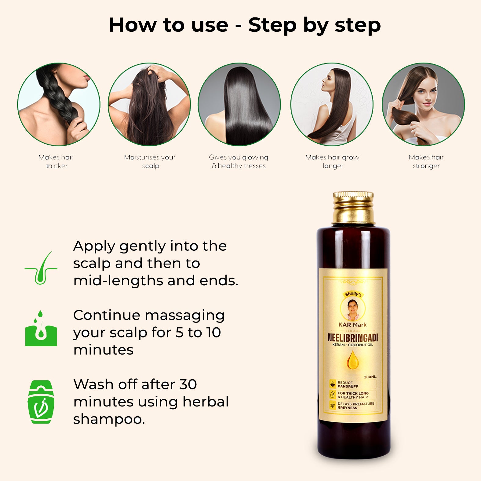 Premium Neelibringadi Coconut Oil