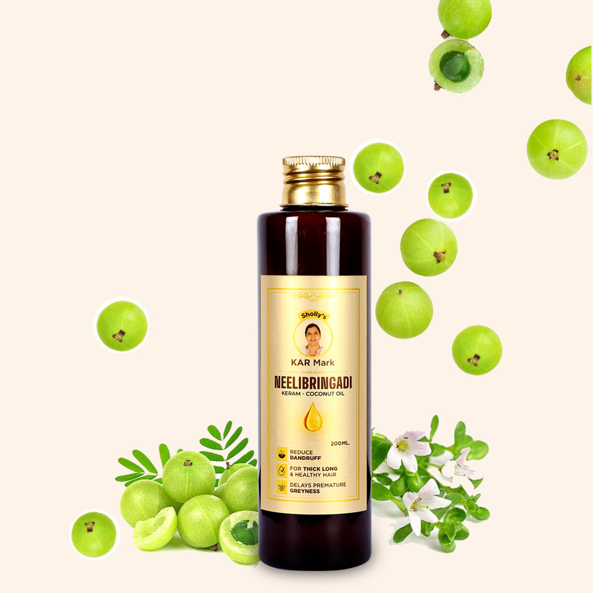 Premium Neelibringadi Coconut Oil