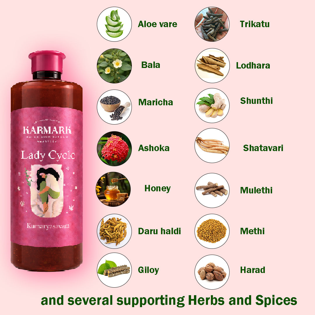 Lady cycle for period pain relief